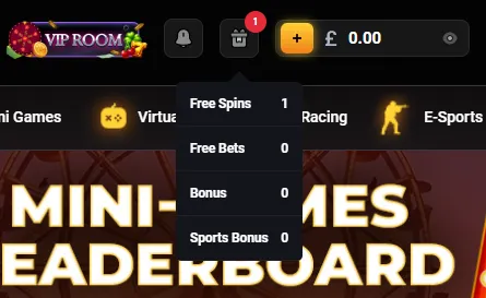 Icona regalo di Donbet con i free spin accreditati